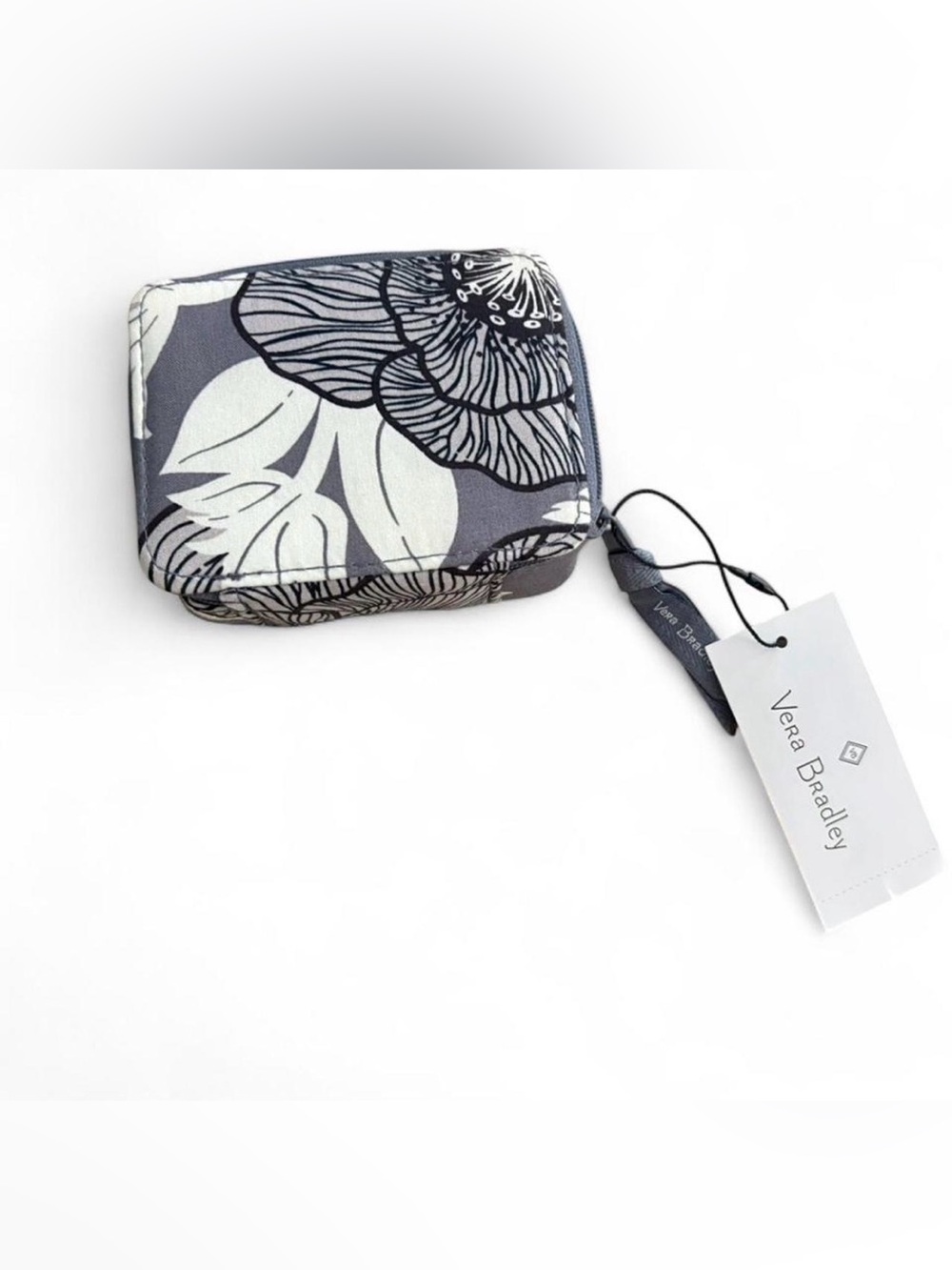 Vera Bradley Gray Weekly Pill Organizer Case